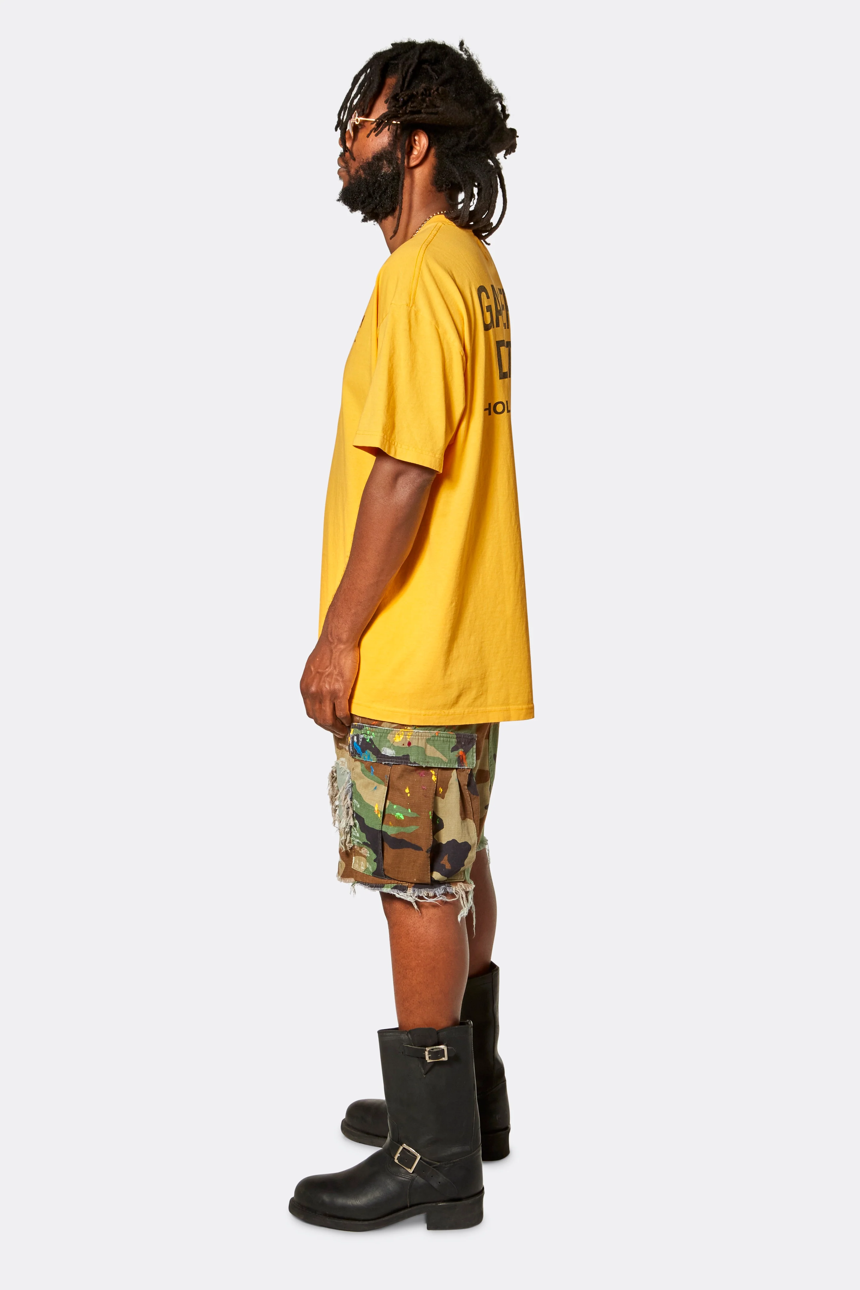 G PATCH WOODLAND CAMO CARGO SHORTS - Image 6