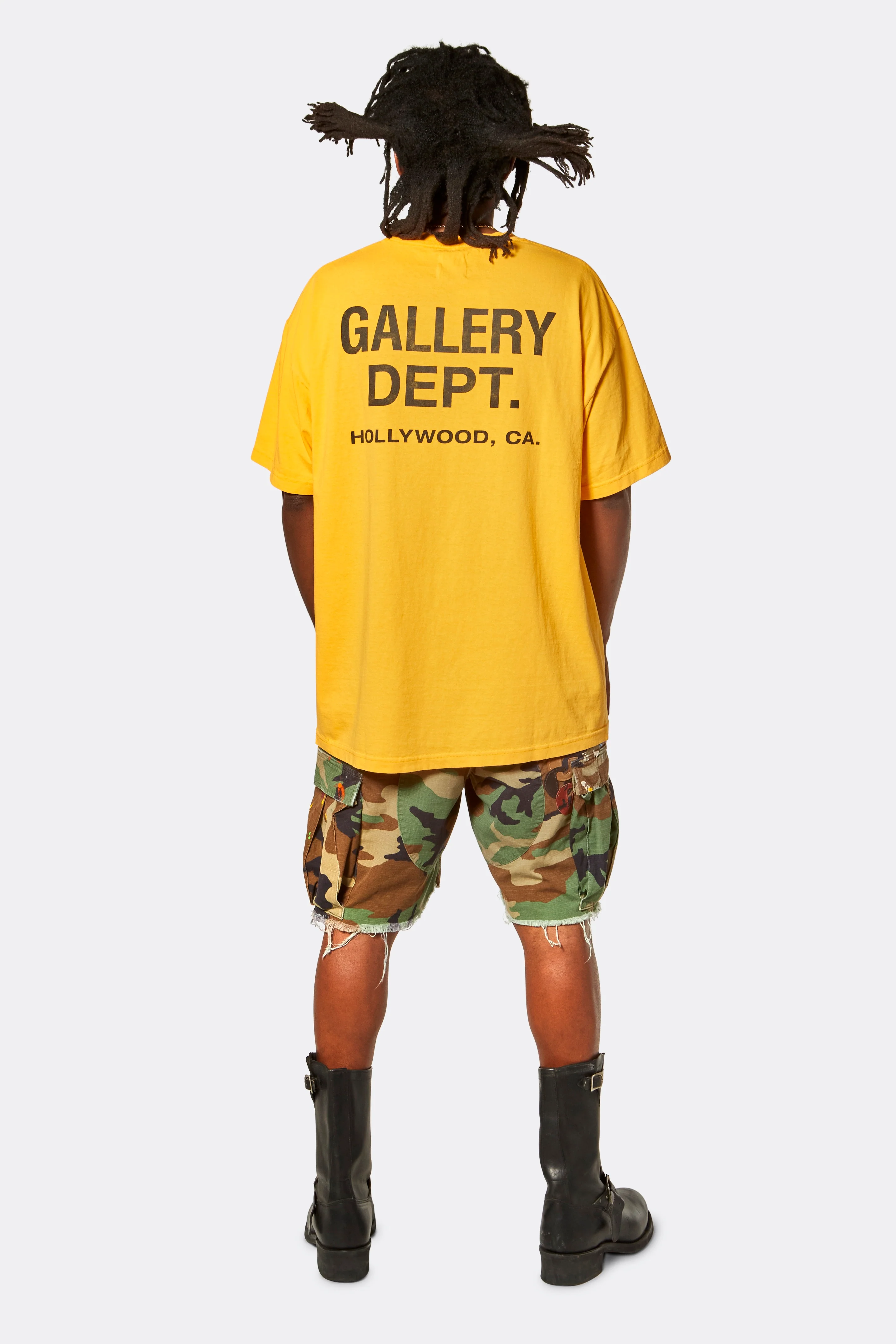 G PATCH WOODLAND CAMO CARGO SHORTS - Image 7