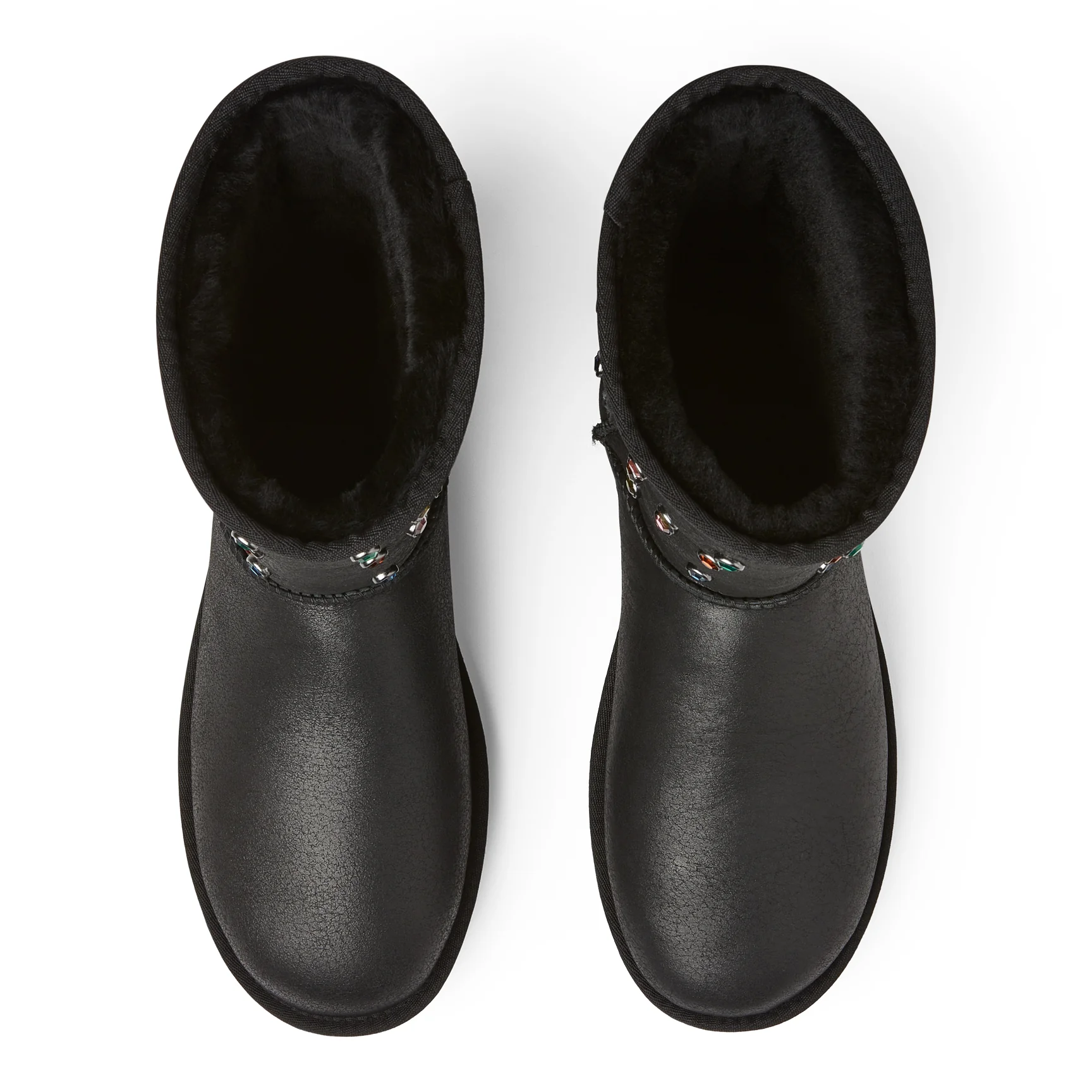 UGG GALLERY DEPT CLASSIC SHORT BLACK LEATHER - Image 10