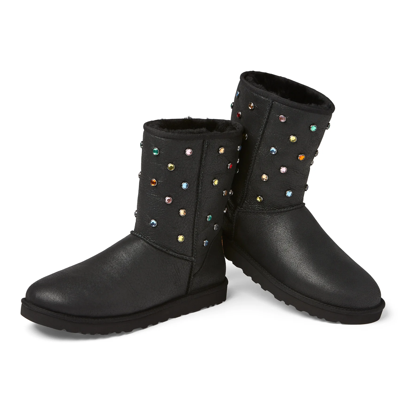 UGG GALLERY DEPT CLASSIC SHORT BLACK LEATHER - Image 11