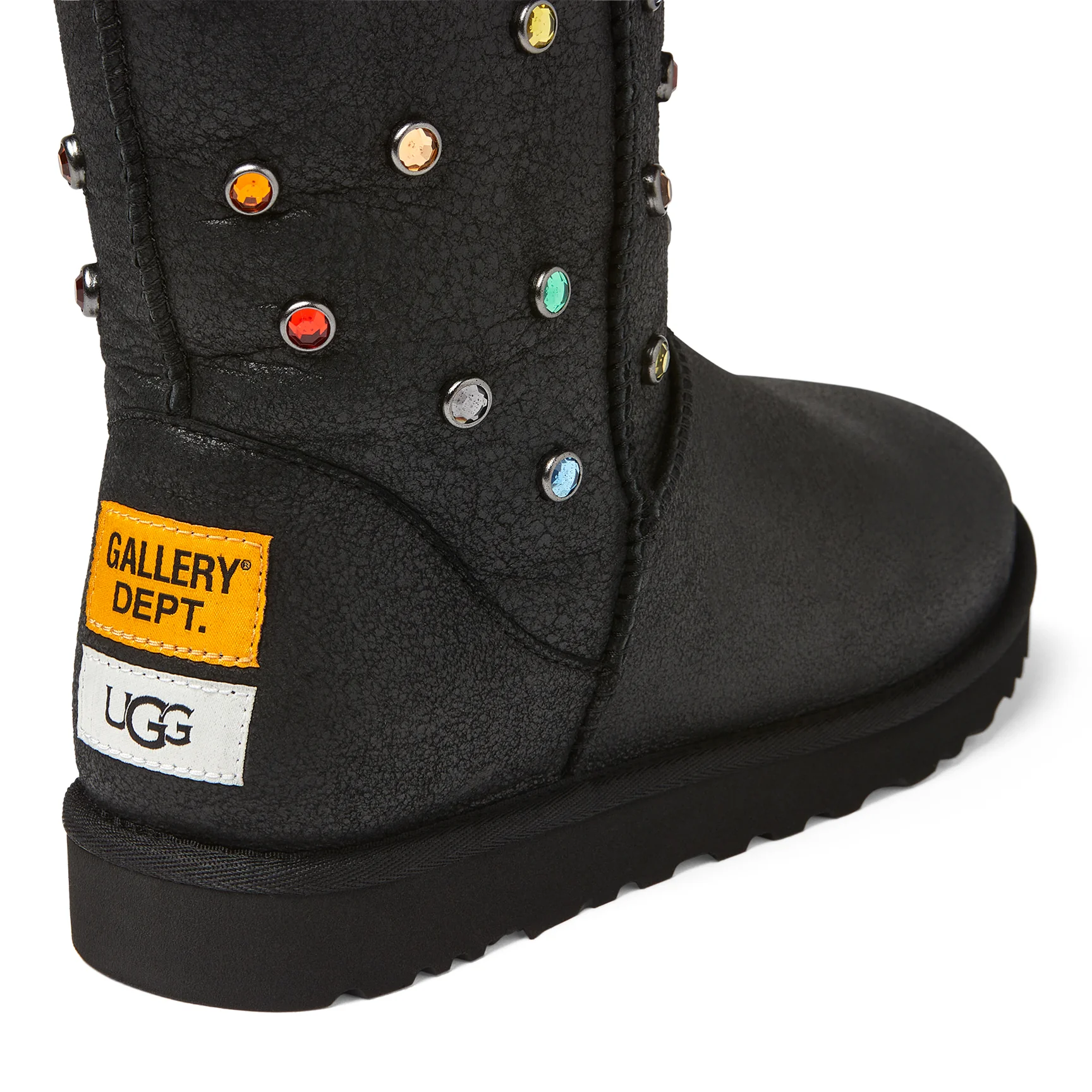 UGG GALLERY DEPT CLASSIC SHORT BLACK LEATHER - Image 4