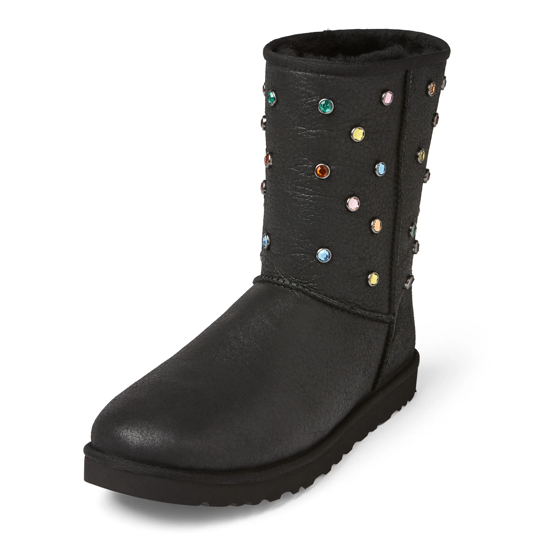 UGG GALLERY DEPT CLASSIC SHORT BLACK LEATHER - Image 6