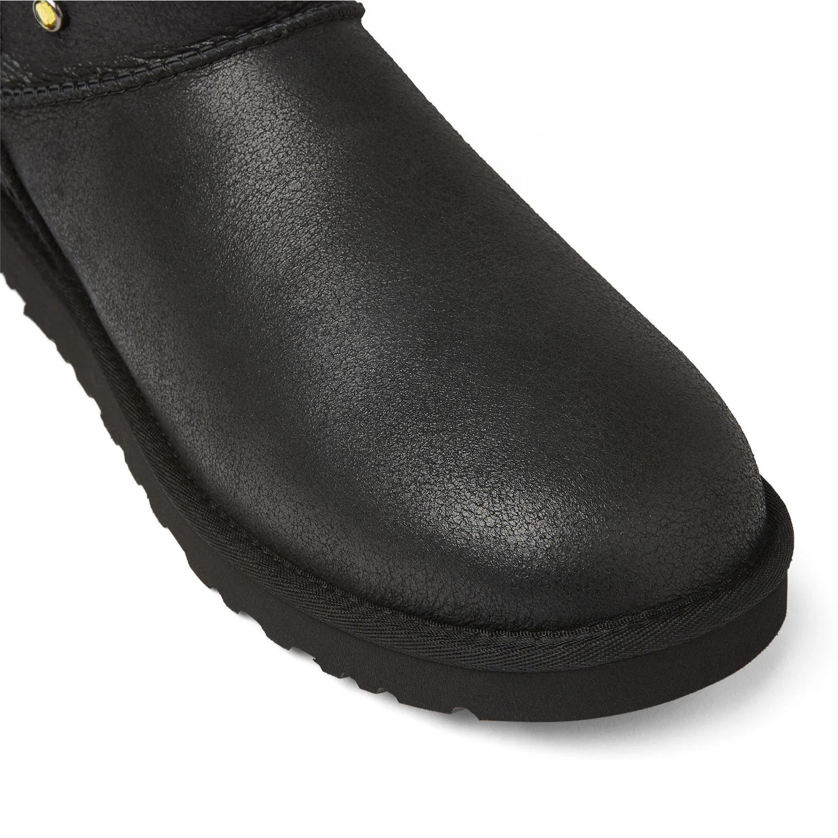 UGG GALLERY DEPT CLASSIC SHORT BLACK LEATHER - Image 9
